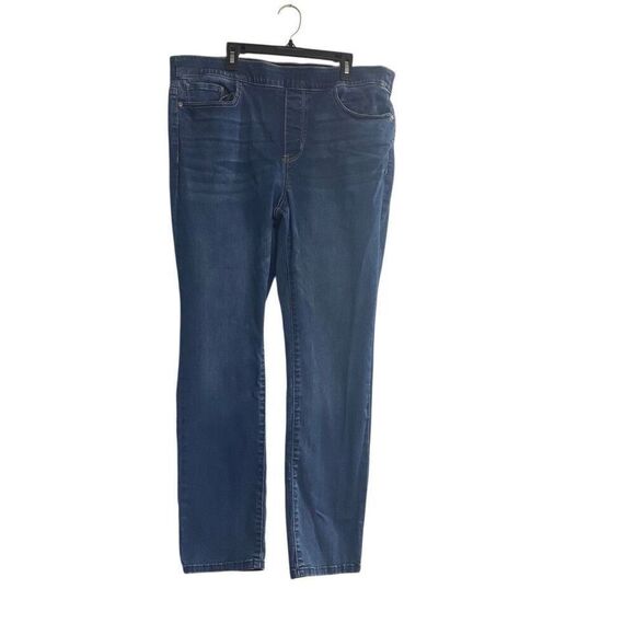 CROFT & BARROW Women’s Size 14 Skinny Jeggings Blue Pull On - Picture 1 of 8